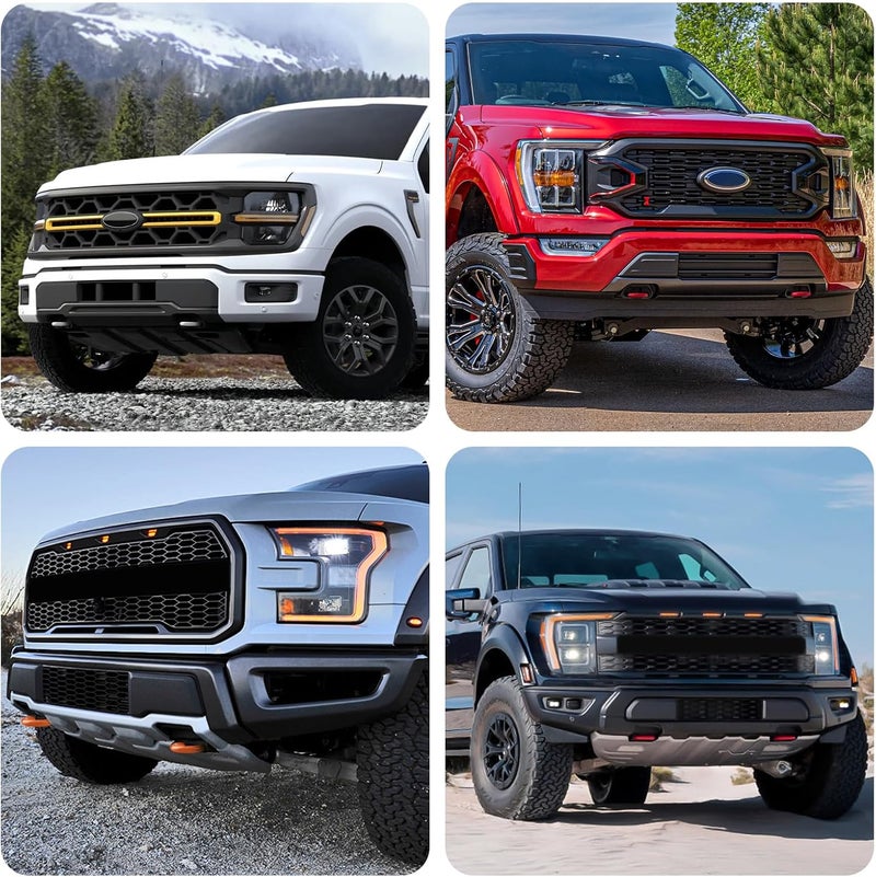TECHPICCO Tow Hooks Covers for Ford F150 2004-2026 Bronco Base/Big Bend/Outer Banks 2021-2026 Compatible with Toyota Tundra Accessories 2017-2021 (White) - Image 5